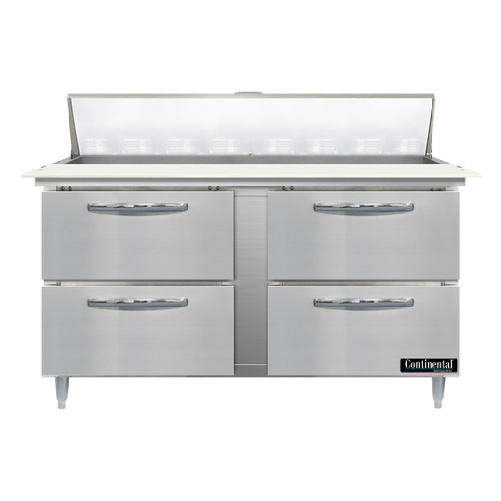 Continental Refrigerator D60N16C-D Designer Line Sandwich Unit 60"W Two-section