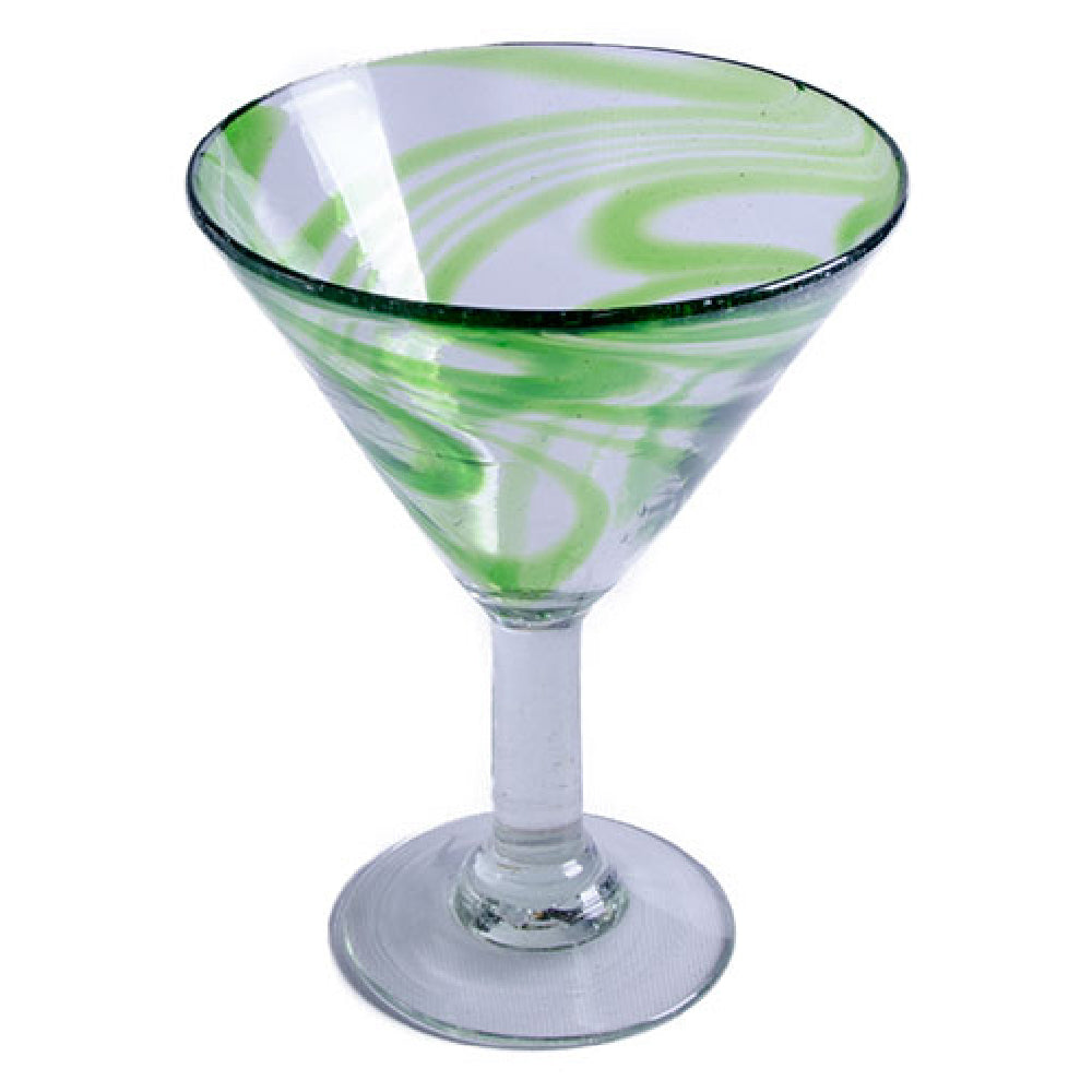 Orion Trading & Design G266-GS Swirl Classic Margarita Glass 15 Oz. 5-1/2" Dia. X 7"H