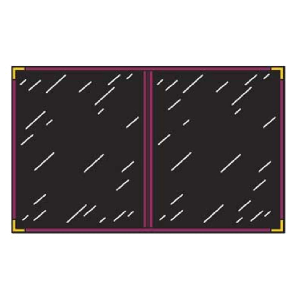 Menu Solutions RS120C Menu Cover Holds 8-1/2" X 11" Inserts Double Panel