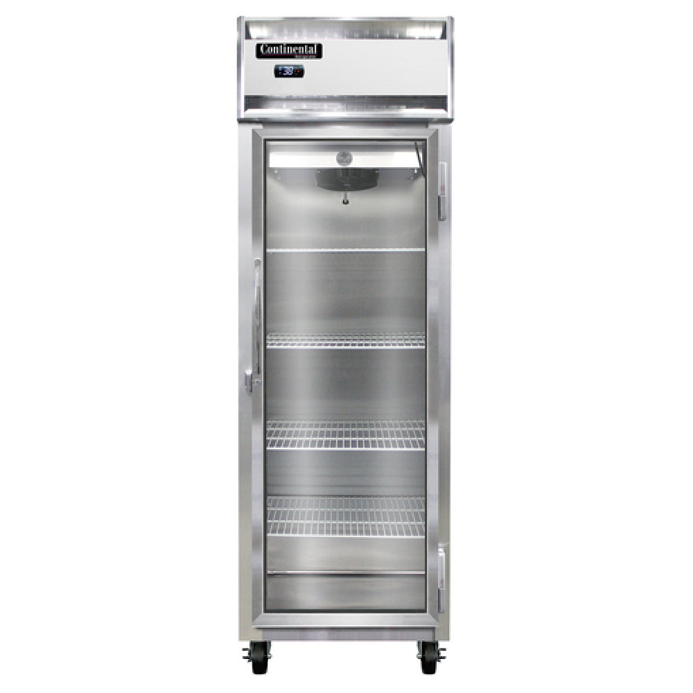 Continental Refrigerator 1RNSSGD Refrigerator Reach-in Display One-section