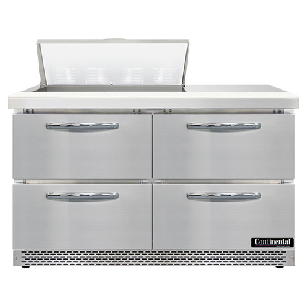 Continental Refrigerator SW48N8-FB-D Sandwich Unit Front Breather 48" W