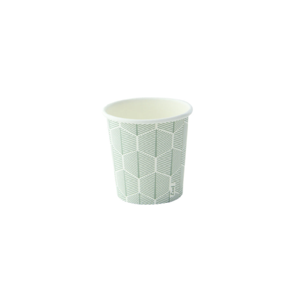 PacknWood 210GCLEAF46 - Grab & Go Paper Cup, 4 Oz., 2.44"dia. X 2.5"H