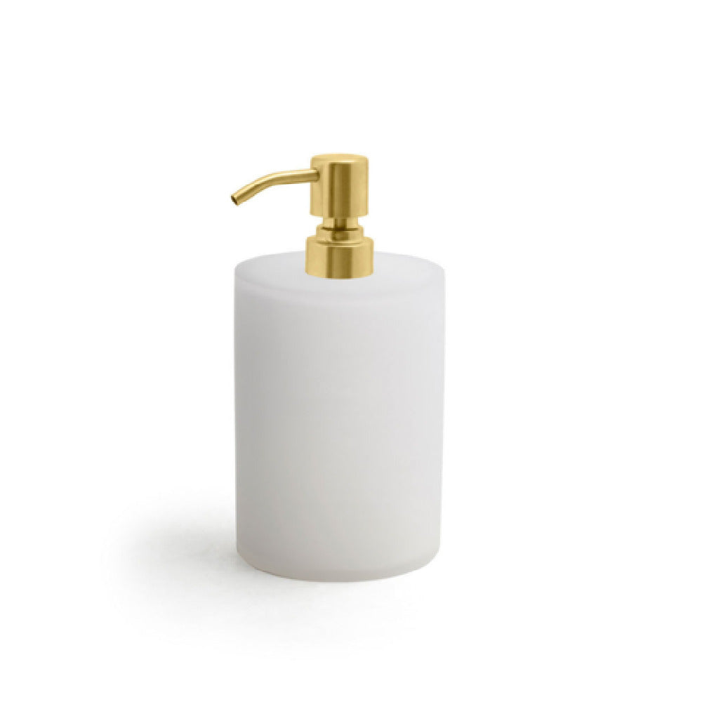 FOH RSP029FRR22 28oz Nassau Pump Ice With Matte Brass Top Includes One RSP006FRR22-BTM 28oz Nassau Pump Base Ice