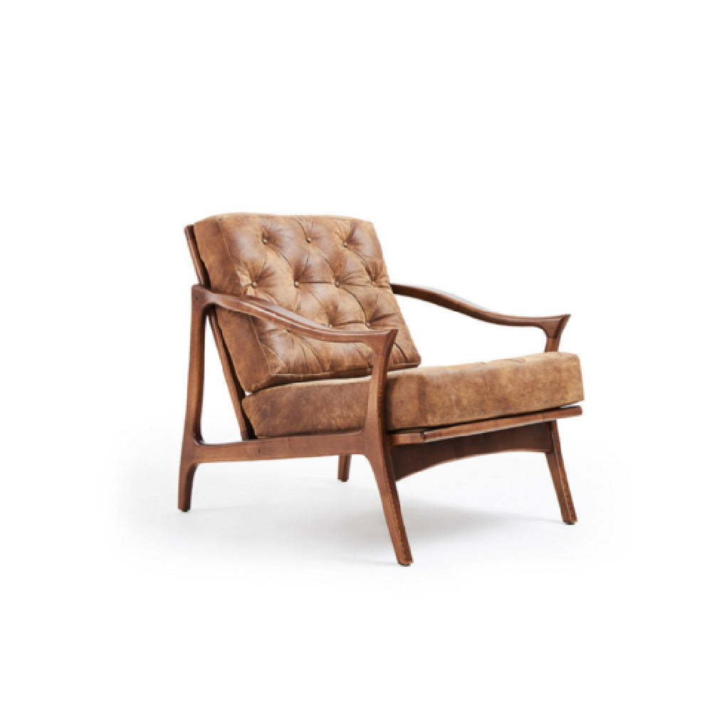 QA Group QALS-U269 Lounge Chair Upholstered Seat And Back Cushions With Tufting