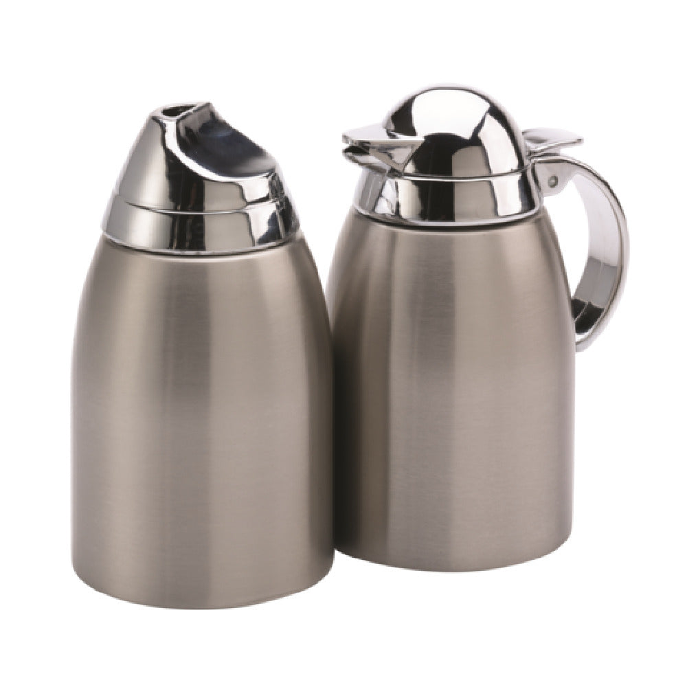 Service Ideas SSC85 Service Ideas Cream & Sugar Set 8 Ounce Brushed Stainless