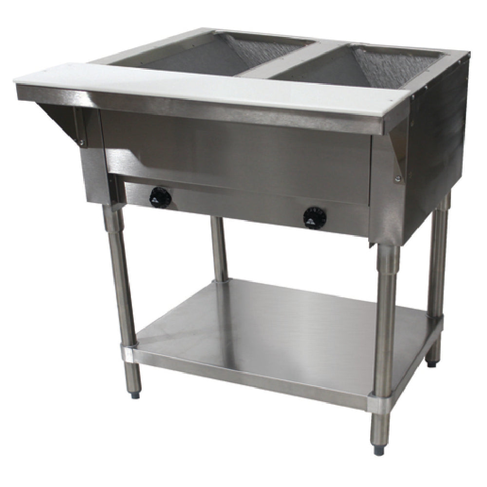 Advance Tabco HF-2G-NAT-X Hot Food Table Natural Gas 31-13/16"W X 30-5/8"D X 34-3/8"H