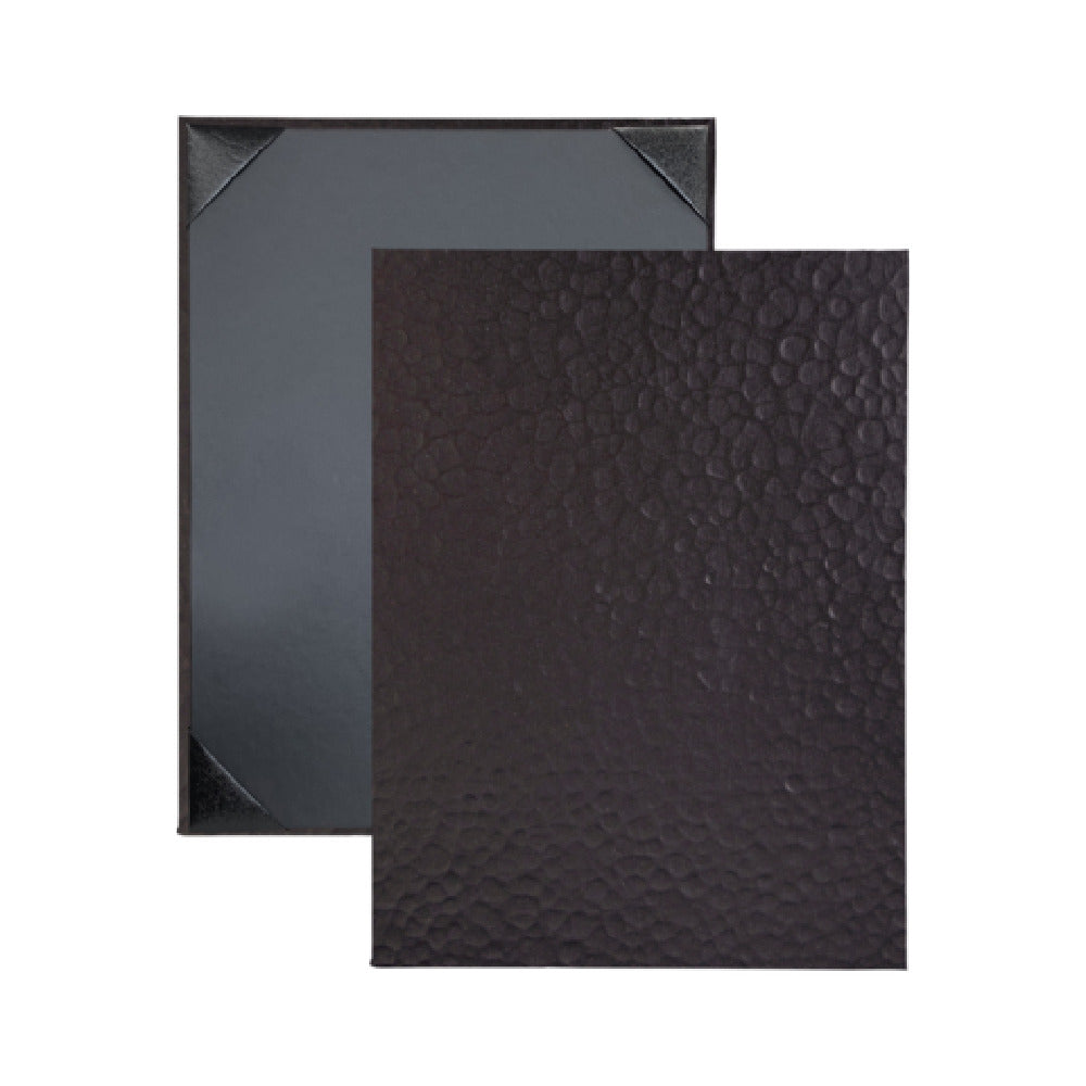 Risch METRO-1V 8.5X11 Metro Iron Or Mesh Hardback Metallic Menu Cover (specify Pattern And Color)