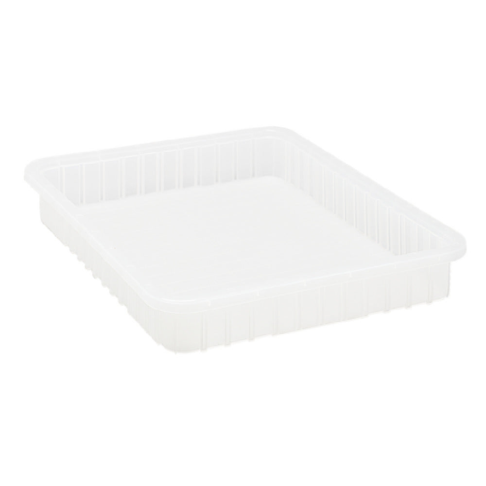 Quantum DG93030CLCS - Dividable Grid Container, 22-1/2"L X 17-1/2"W X 3"H, Clear