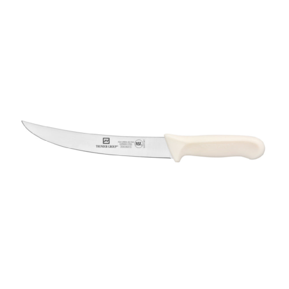 Thunder Group SLKF413WT Breaking Knife 8" Blade White Polypropylene Handles