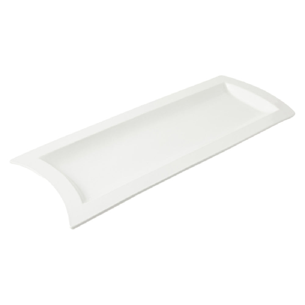 Bon Chef 70032IVYSPKLD Futura Platter 11-3/8" X 28-5/8" Aluminum With Sandstone