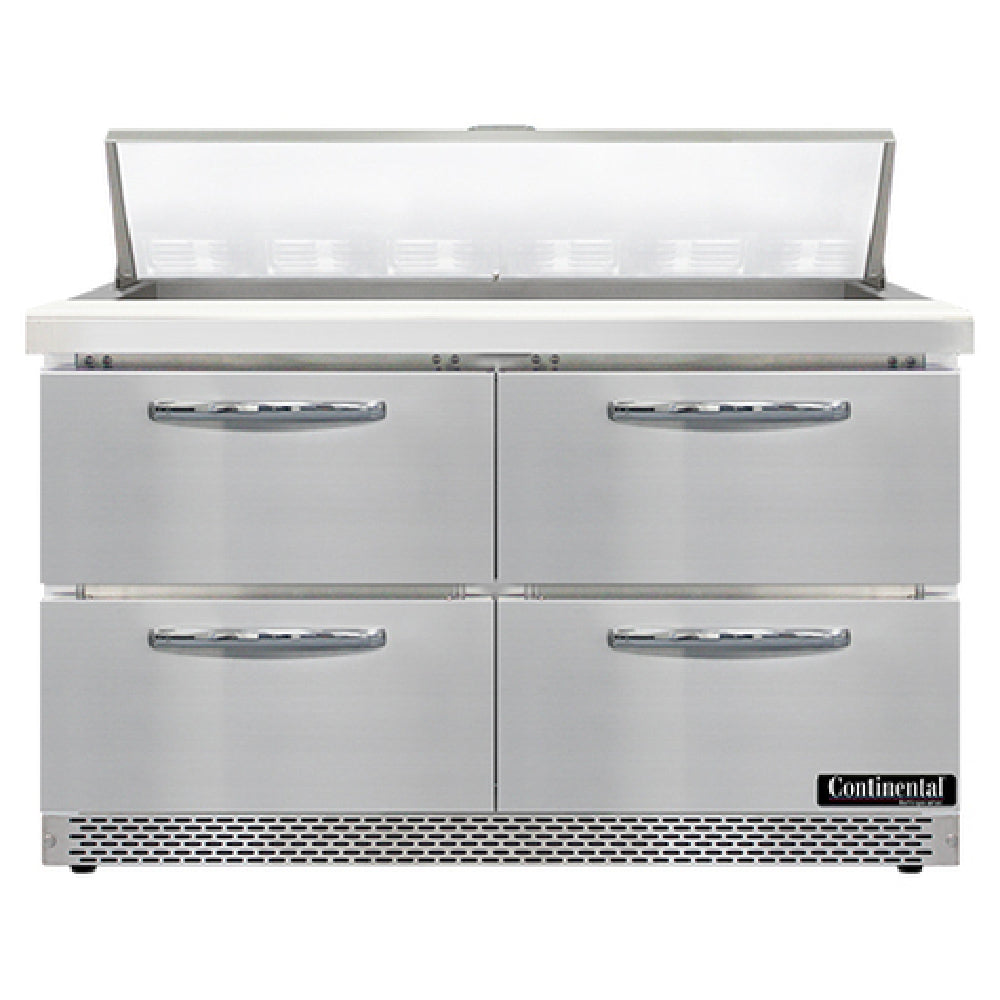 Continental Refrigerator SW48N12-FB-D Sandwich Unit Front Breather 48"W