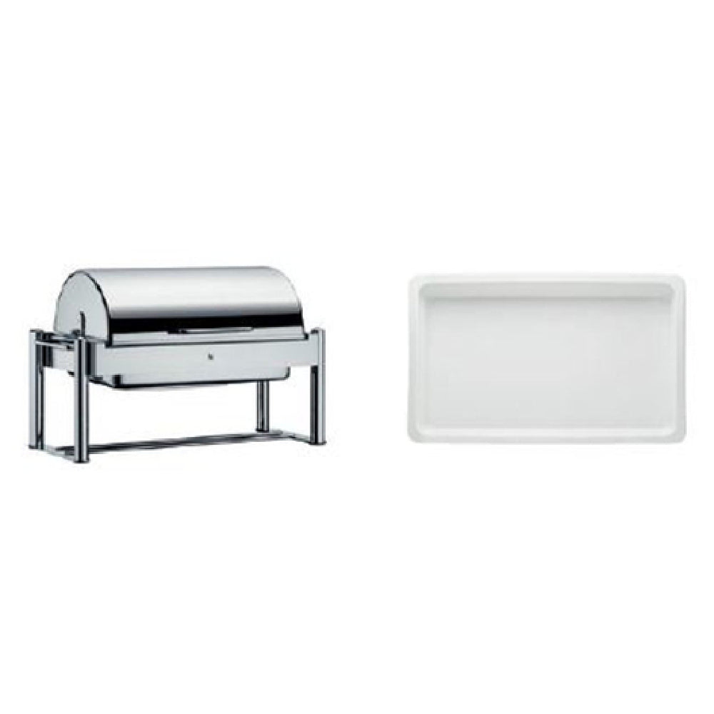 Bauscher Hepp 06.3333.6011 - Chafing Dish Promo Kit, Includes: (1) Basic 1/1 GN Chafing Dish With Roll-top Cover (06.3333.6041) & (3) 247 Oz.