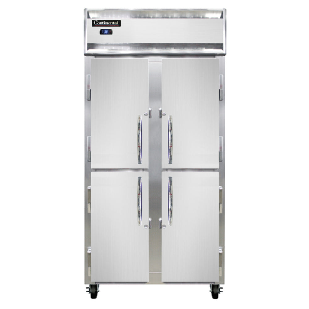 Continental Refrigerator 2RSENSSHD Slim Line Refrigerator Reach-in 36-1/4"W