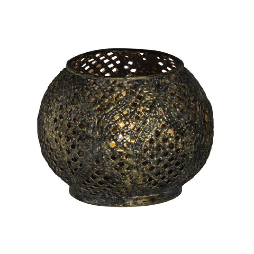 Hollowick/Steelite 6009 - Bukhara Votive Lamp, 2.375" Dia. X 3"H, Metal