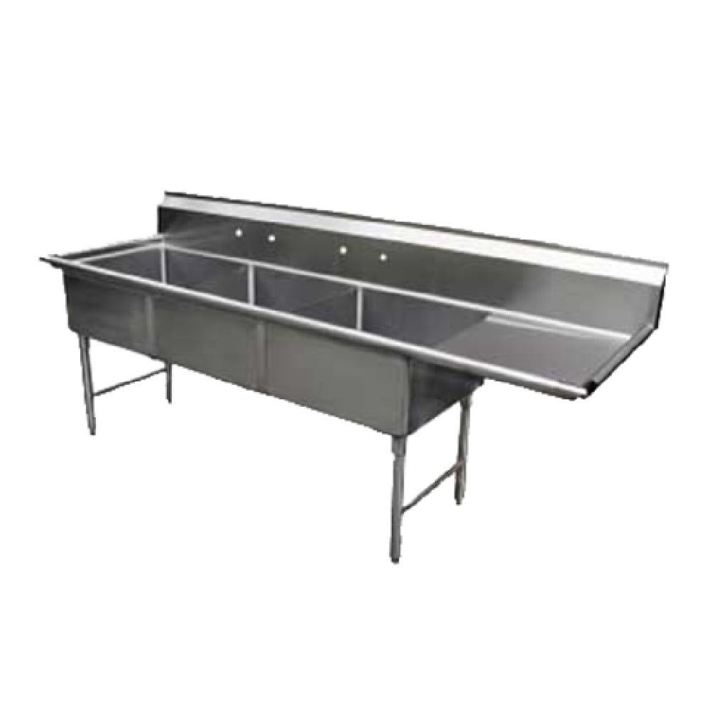 GSW USA SE18183R Sink Three Compartment 75-3/8"W X 24"D X 45"H