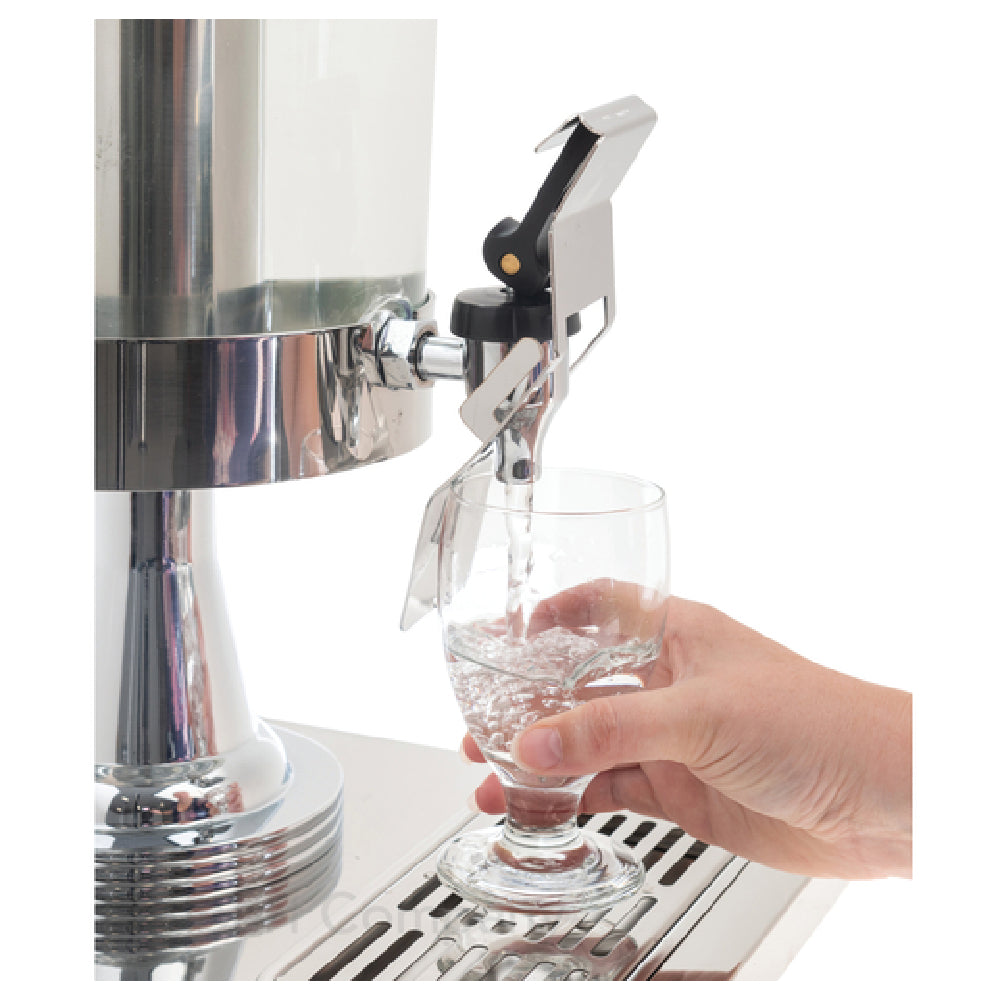 Hubert 15122 - Hands Free Spigot Adapter, 7-7/10"L X 2-1/4"W X 1/2"D, Stainless Steel