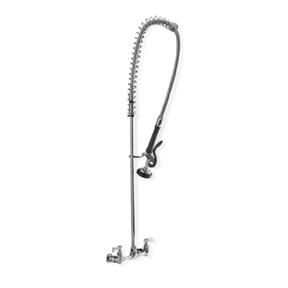 Steel Works Stainless SWPRSM-W8-HDLL Mini Pre-Rinse Faucet With 8" Center Heavy Duty