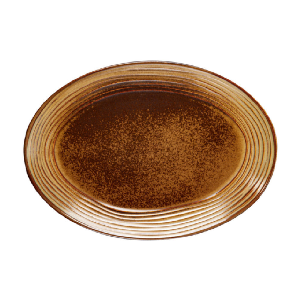 CAC China JUP-14 Jupiter Platter 9.13"L X 12.75"W X 1.38"H Porcelain