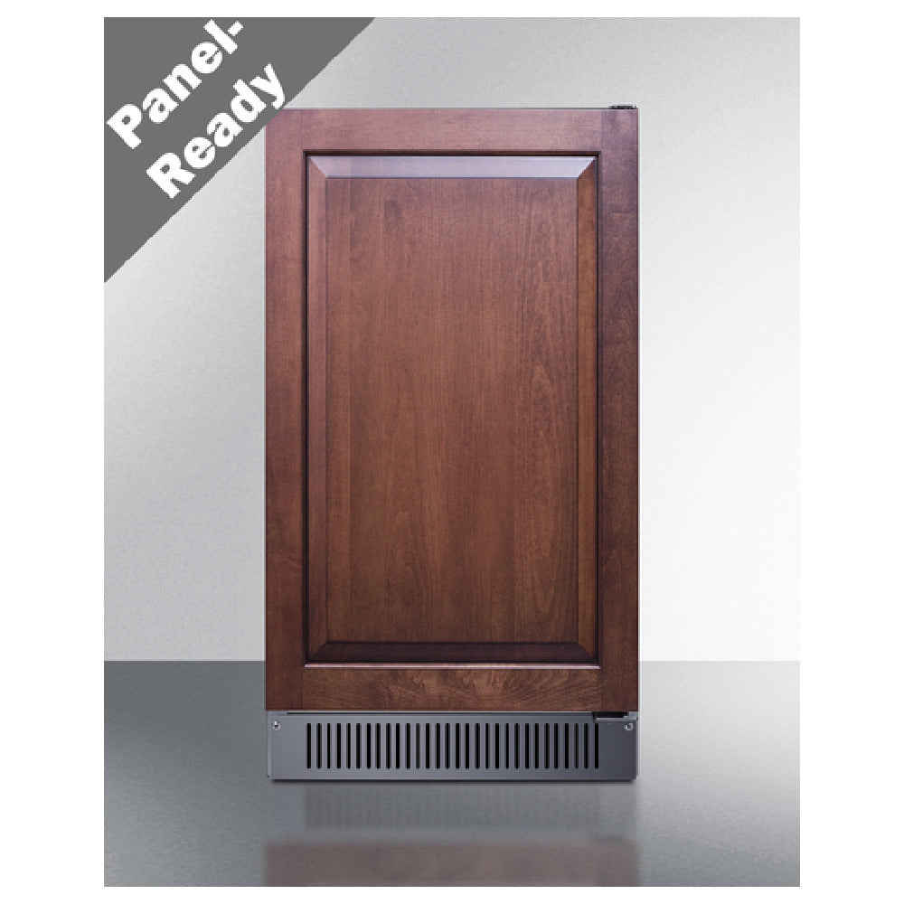 Summit BIM182ADAIF Built-in Icemaker 18"W(can Be Raised To 34.75" With A Taller Kickplate)