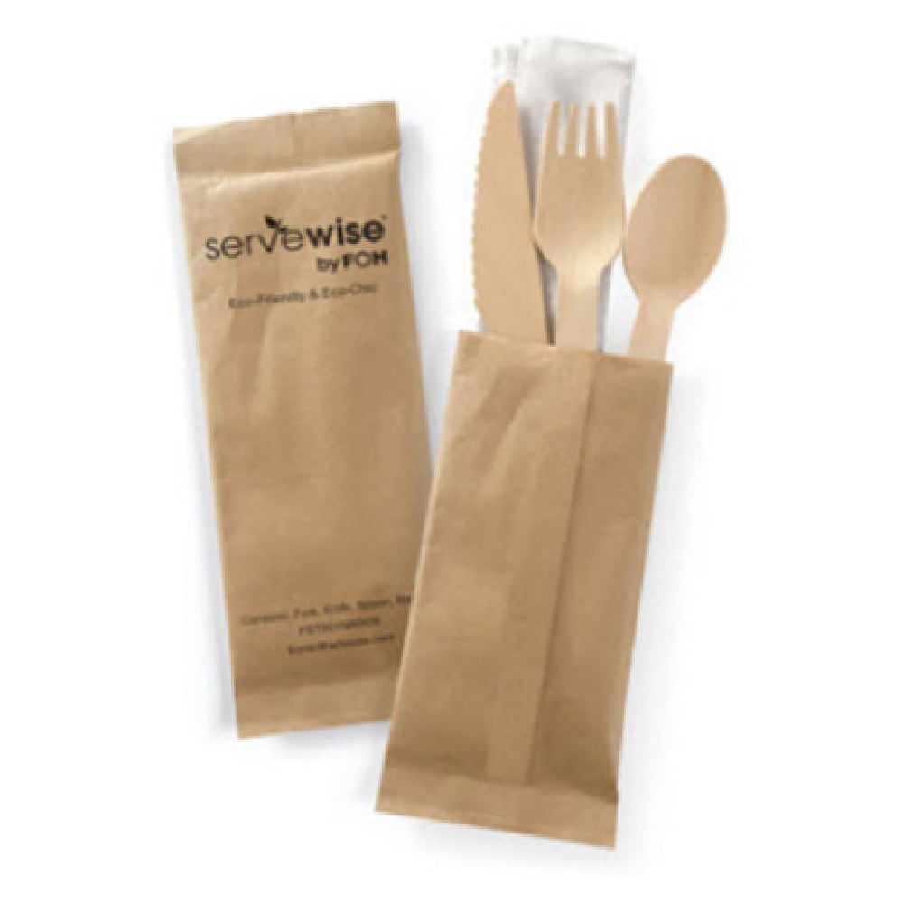 FOH FST001NAW28 Servewise™ Disposable Utensil Set 6-1/2" Includes: Fork
