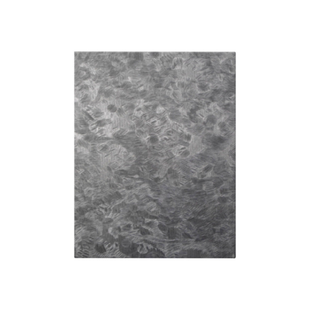 Risch MET-4V 8.5X11 Brushed Metallic Padded Faux-leather Menu Cover (specify Color)
