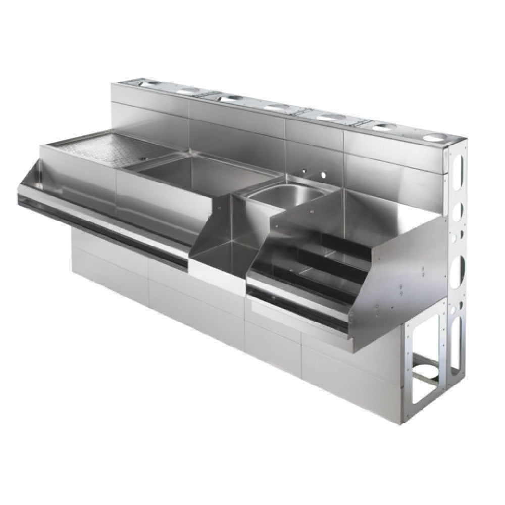 Krowne KMB-WALL - Krowne Royal Modular Bar Die, Built-in Chase Ways, All Pricing & Layouts Done By Factory Or Sales Representative (priced Per Foot) (custom Heights Not Available)