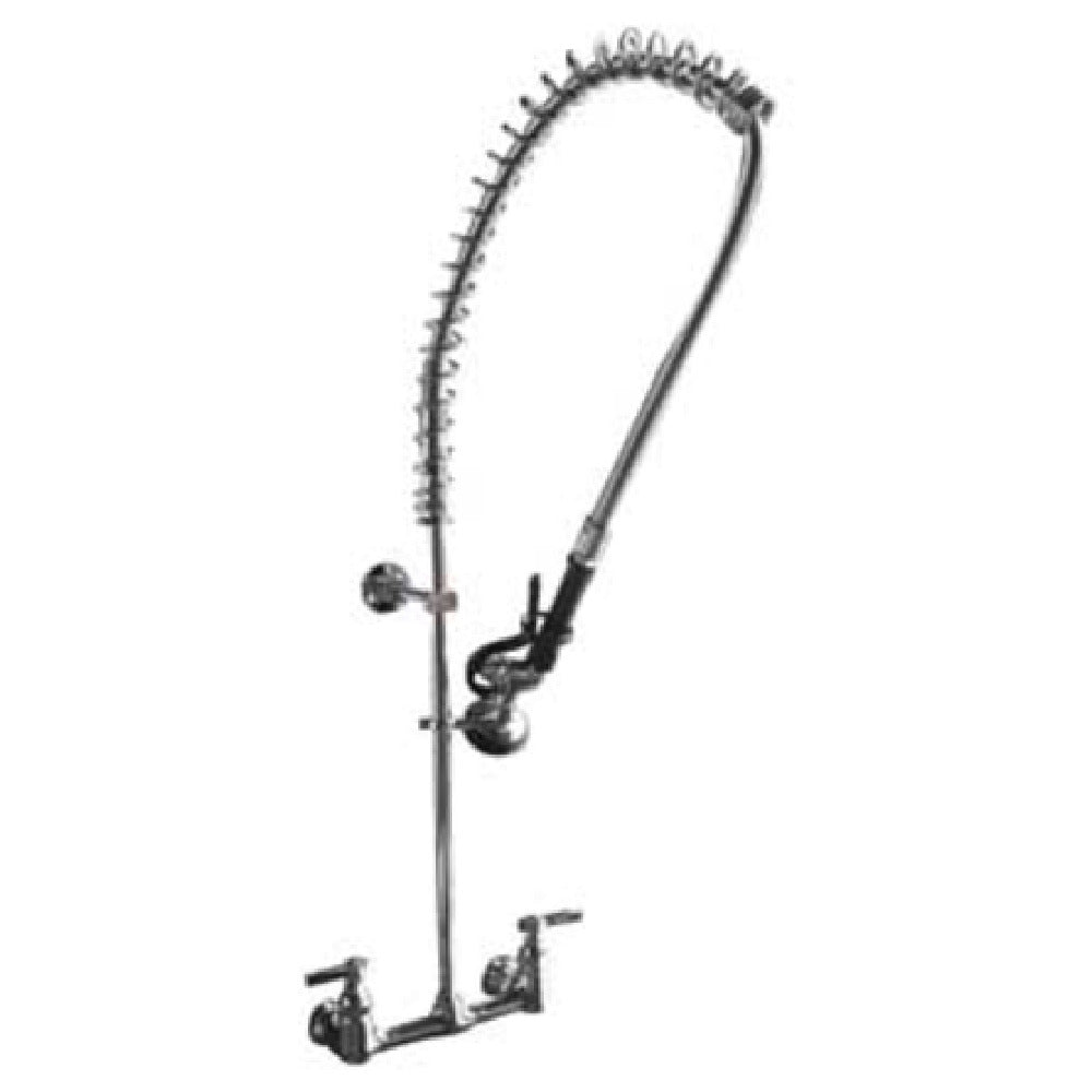 Serv-Ware PRW8-CWP-E - Serv-Ware - Plumbing - Economy Wall Mount 8 O.C. Pre-Rinse Unit - 1/2" NPT Inlets