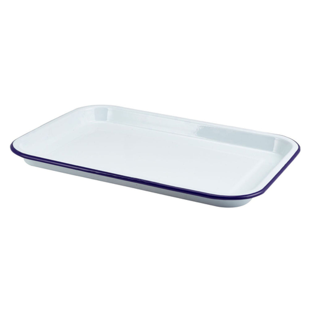 Steelite GW942938WH Serving Tray 15-1/8"L X 10-3/8"W X 7/8"H Rectangular