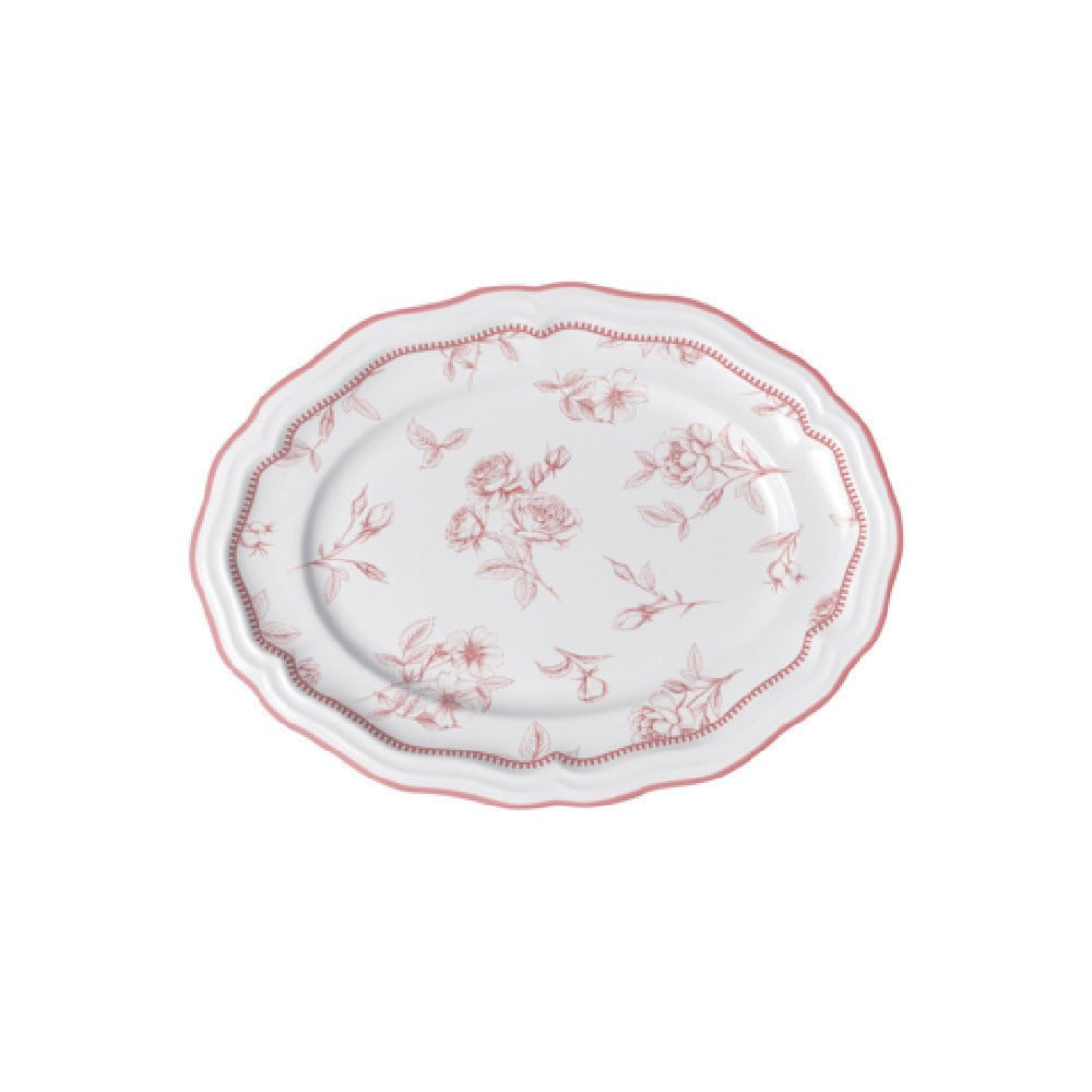 Steelite 62537FP818 Oval Platter 9.0" X 6.75" X 0.875" Adelina