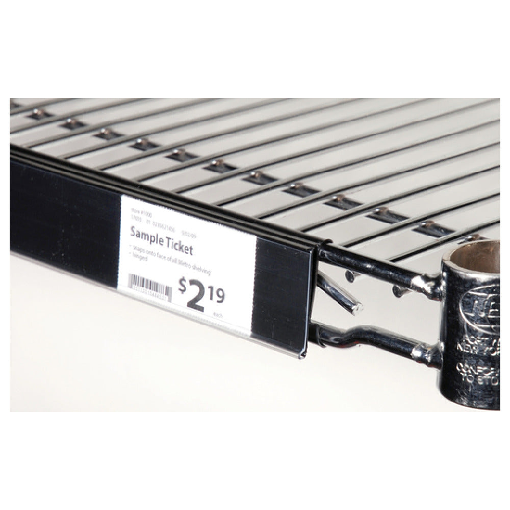 Hubert 25658 - Edge View™ Wire Shelf Label Holder For Metro® Shelving - 44"L X 1 1/4"H