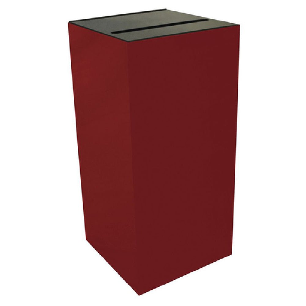 Hubert 21468 - Recycling Squared™ Container, 32 Gallon, 15" X 15" X 32"H