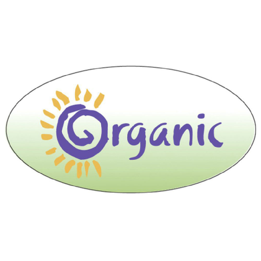 Hubert 22241 - Food Information Label, "Organic", 1-1/2" X 3/4"