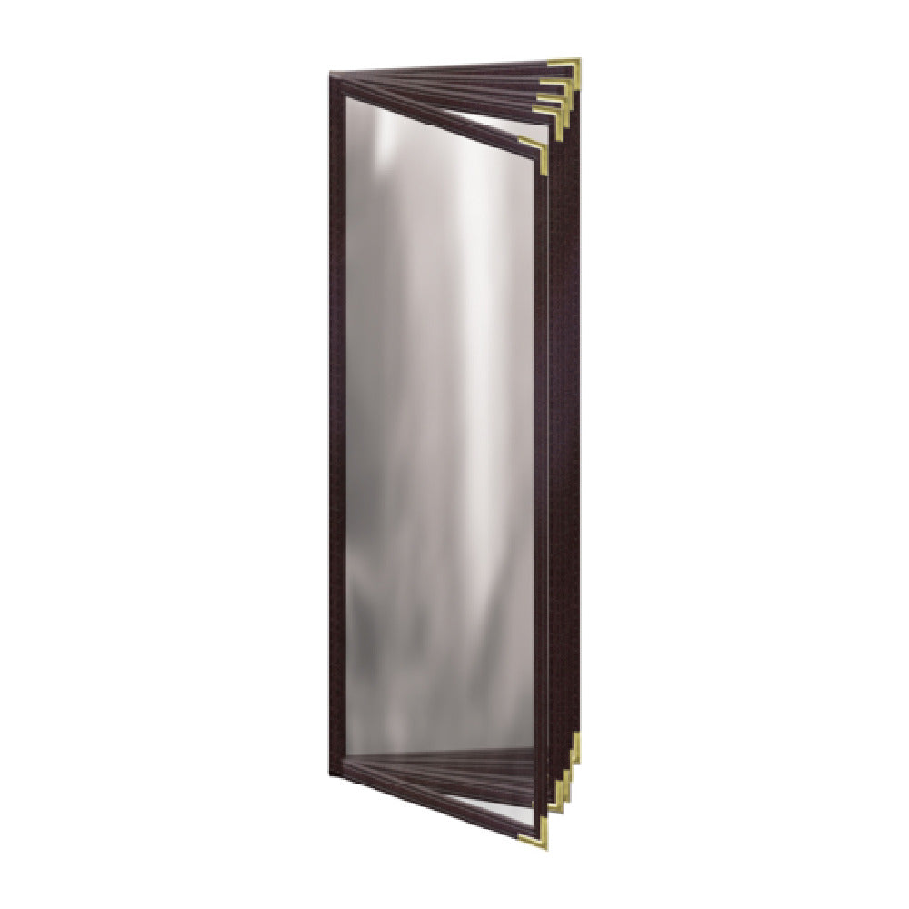 Risch TE-10V 4.25X14-NYLON Deluxe Sewn Nylon Menu Cover (specify Color) 4-1/4" X 14"