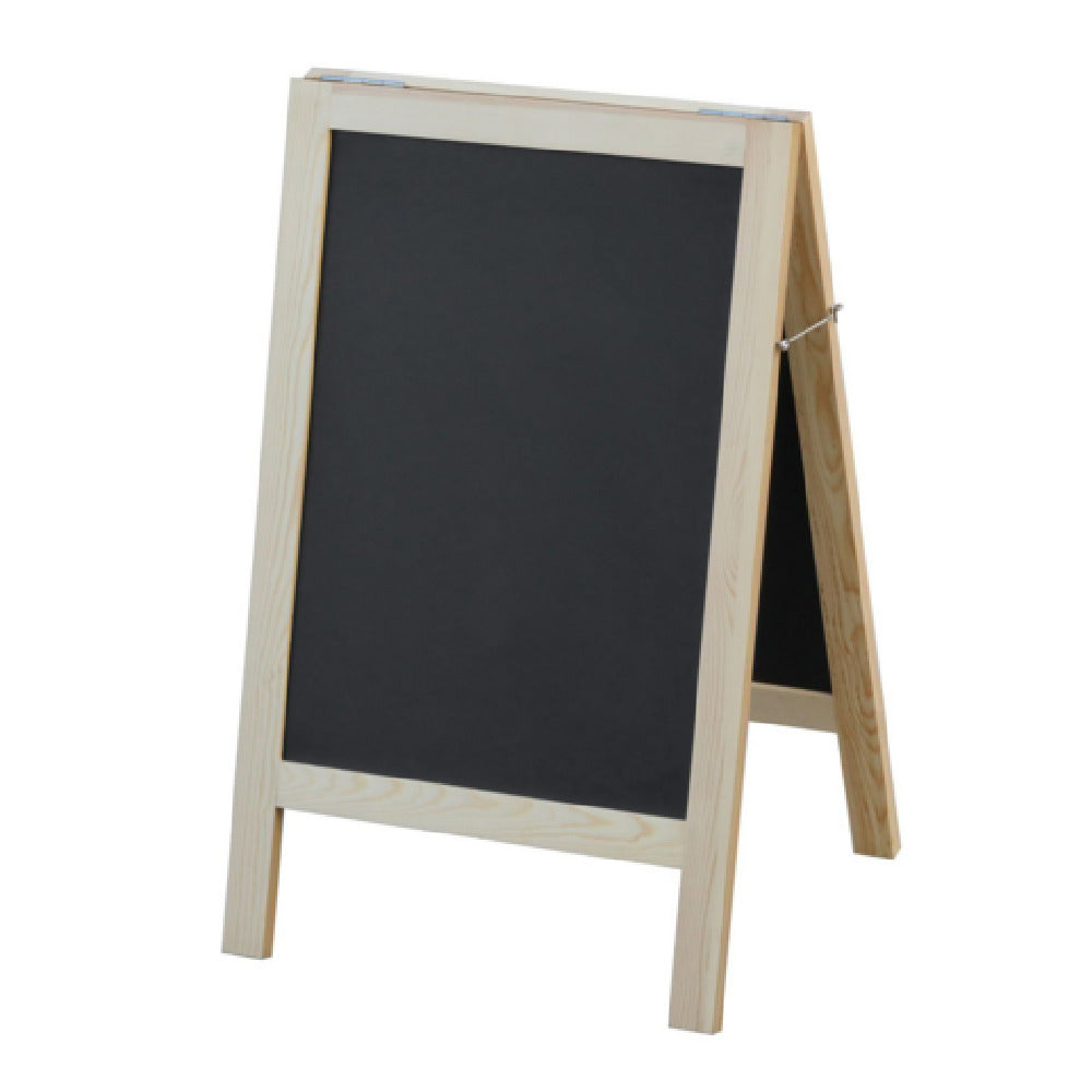 Omcan USA 31398 - (31398) Menu Chalk Board, Natural Color Frame, Includes Chalks