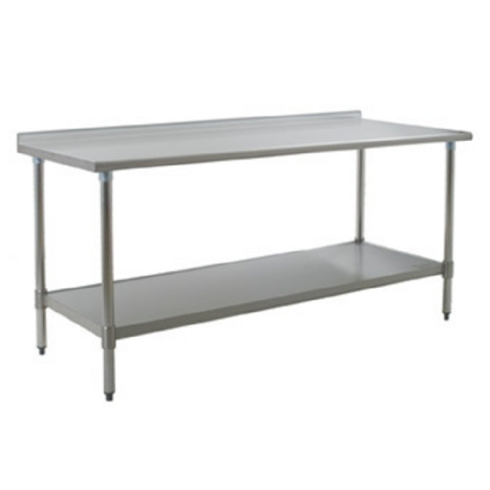 Eagle Group UT2424E - Spec-Master® Series Work Table, 24"W X 24"D, 14/300 Series Stainless Steel Top With 1-1/2"H Rear Up-turn
