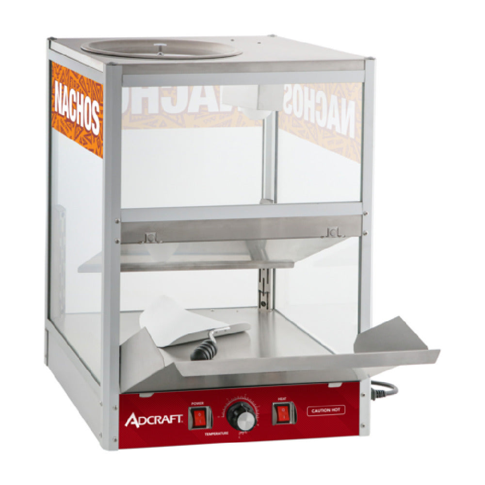 Admiral Craft NCM530W - Adcraft Nacho Chip Warmer/Merchandiser, Countertop, 14.61" L X 17.76" W X 24.86" H