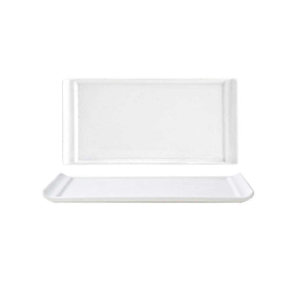 FOH DAP040WHP23 Nouvelle Plate 8" X 4" Rectangular