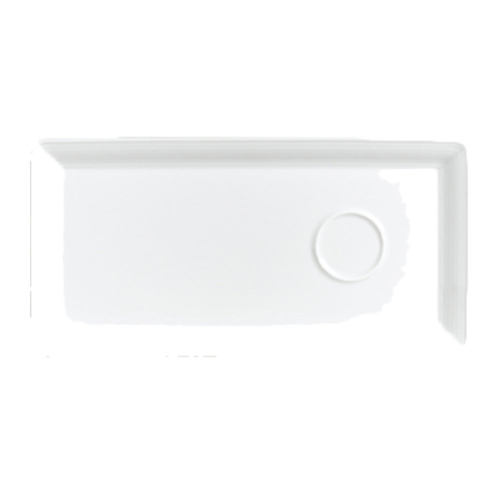 Steelite 6300P104 Tray With Well 9-1/2" X 4-3/4"