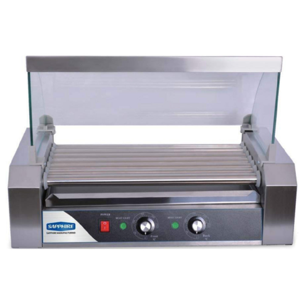 Sapphire Manufacturing SE-HDR5 Sapphire Hot Dog Roller Grill Capacity 12 Hot Dogs