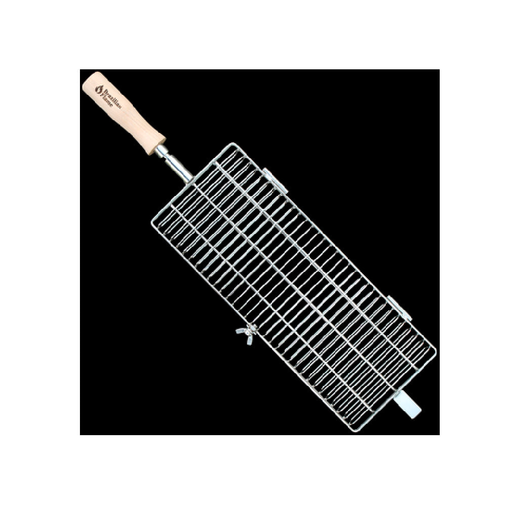 Skyfood Equipment AC-0008 Brazilian Flame Grill Grill Basket Flat 13-7/10"L X 5-1/2"W X 9/10"H(19-1/2" Basket)