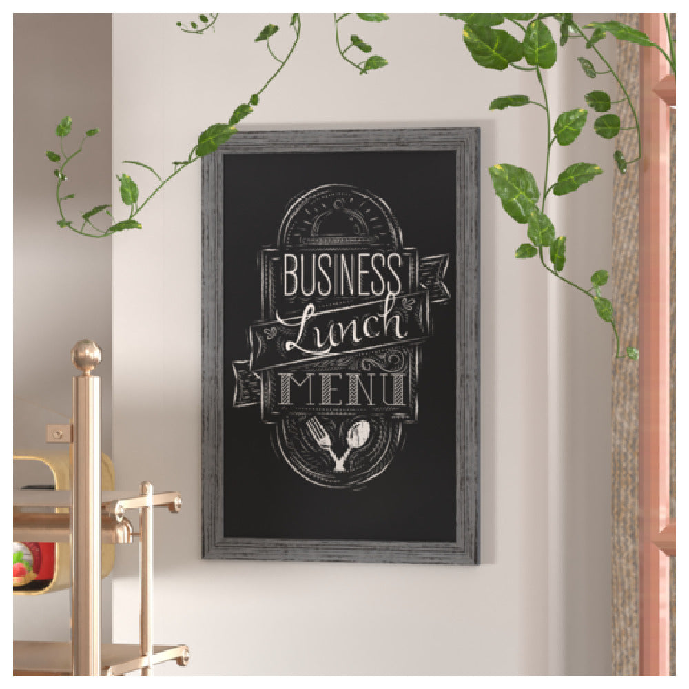 Flash Furniture HGWA-5GD-CRE8-272315-GG - Canterbury Magnetic Wall Mount Chalkboard