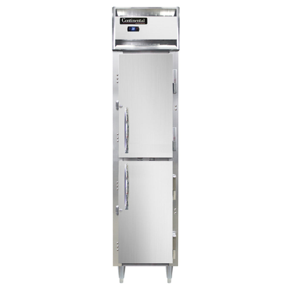 Continental Refrigerator D1RSESNSAHD Designer Slim Line Refrigerator Reach-in