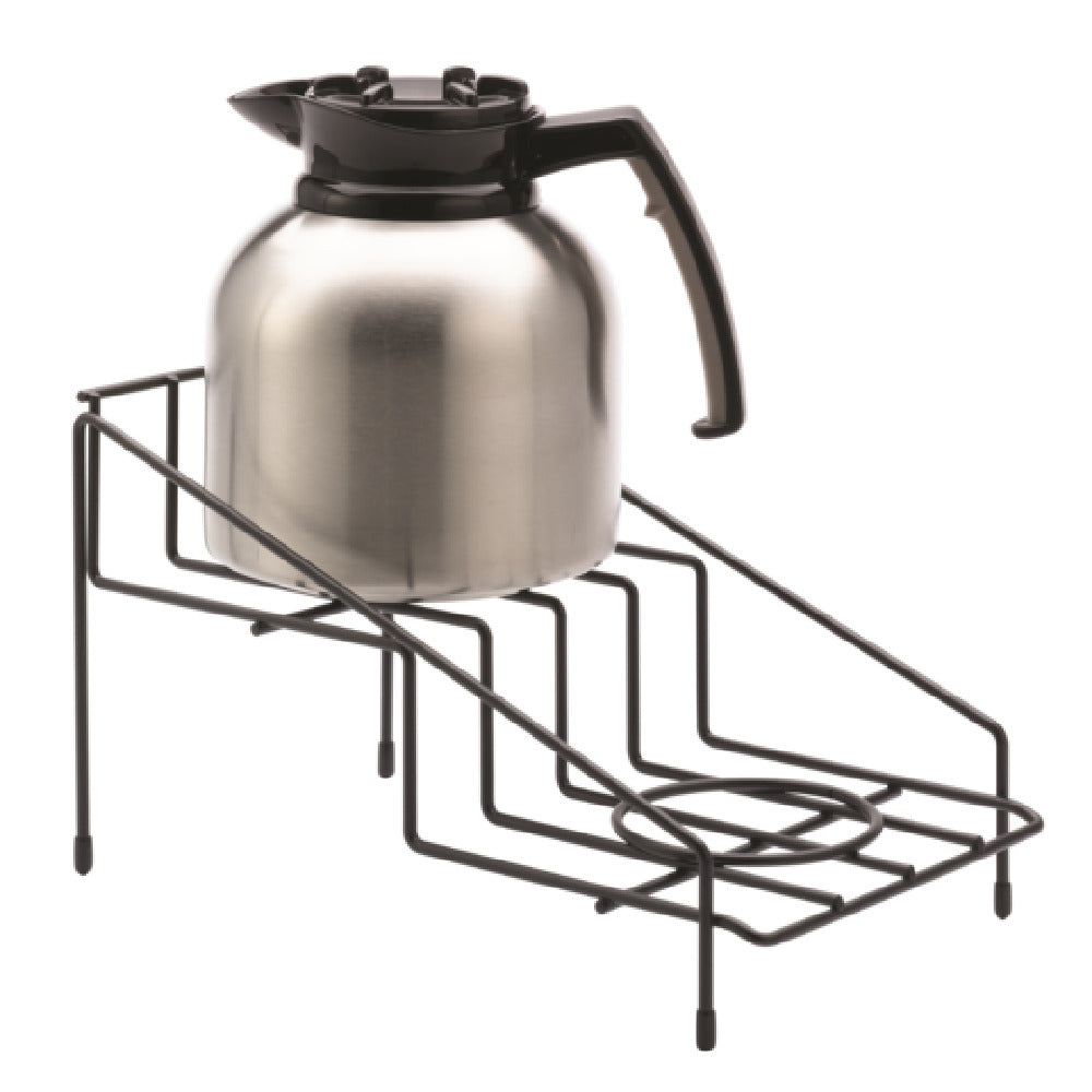 Service Ideas BNPR2 Service Ideas Brew 'N' Pour Decanter Rack Black