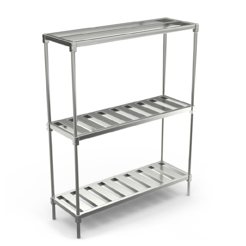 Winholt BKR-722076 - Beer Keg Rack, All Welded Heavy Duty Aluminum Construction, E-channel