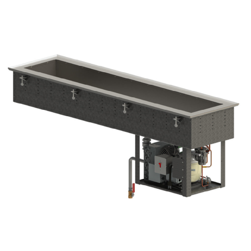 Vollrath FC-4CSP-04120-R Standard Refrigerated Short-side Cold-Pan Drop-in 4-well