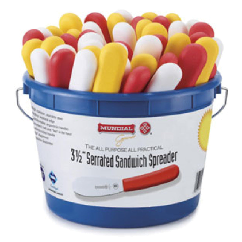 Mundial 5688E-3BKT - Sandwich Spreader, 3-1/2", Serrated Edge