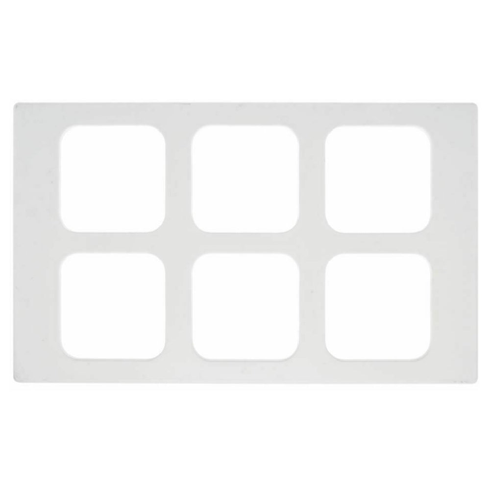 Hubert 72941 - Cold Tile, For 1/6-size Contemporary & Curveware Pans, 6-compartment