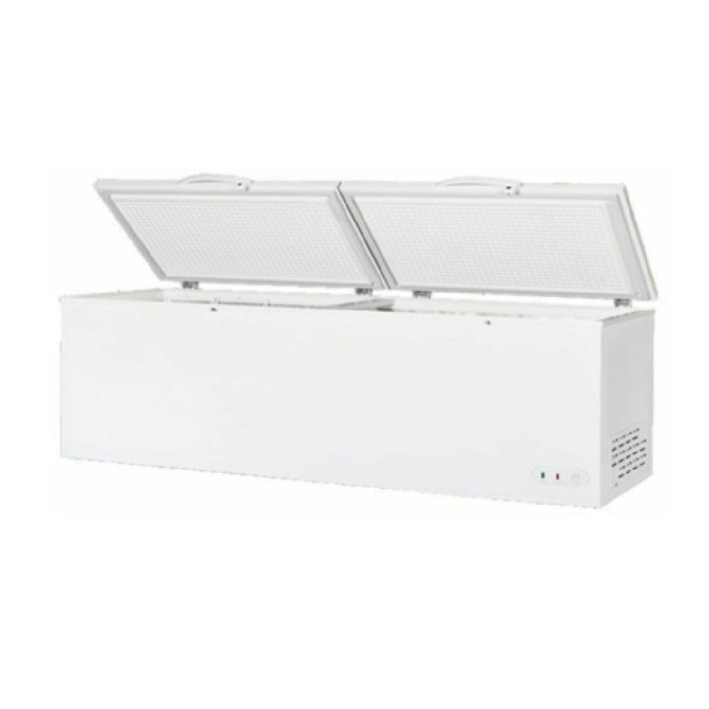 Hubert 69K-751 - Kratos® Solid Top Chest Freezer, 30.0 Cu. Ft. Capacity, Powder-coated Steel Exterior