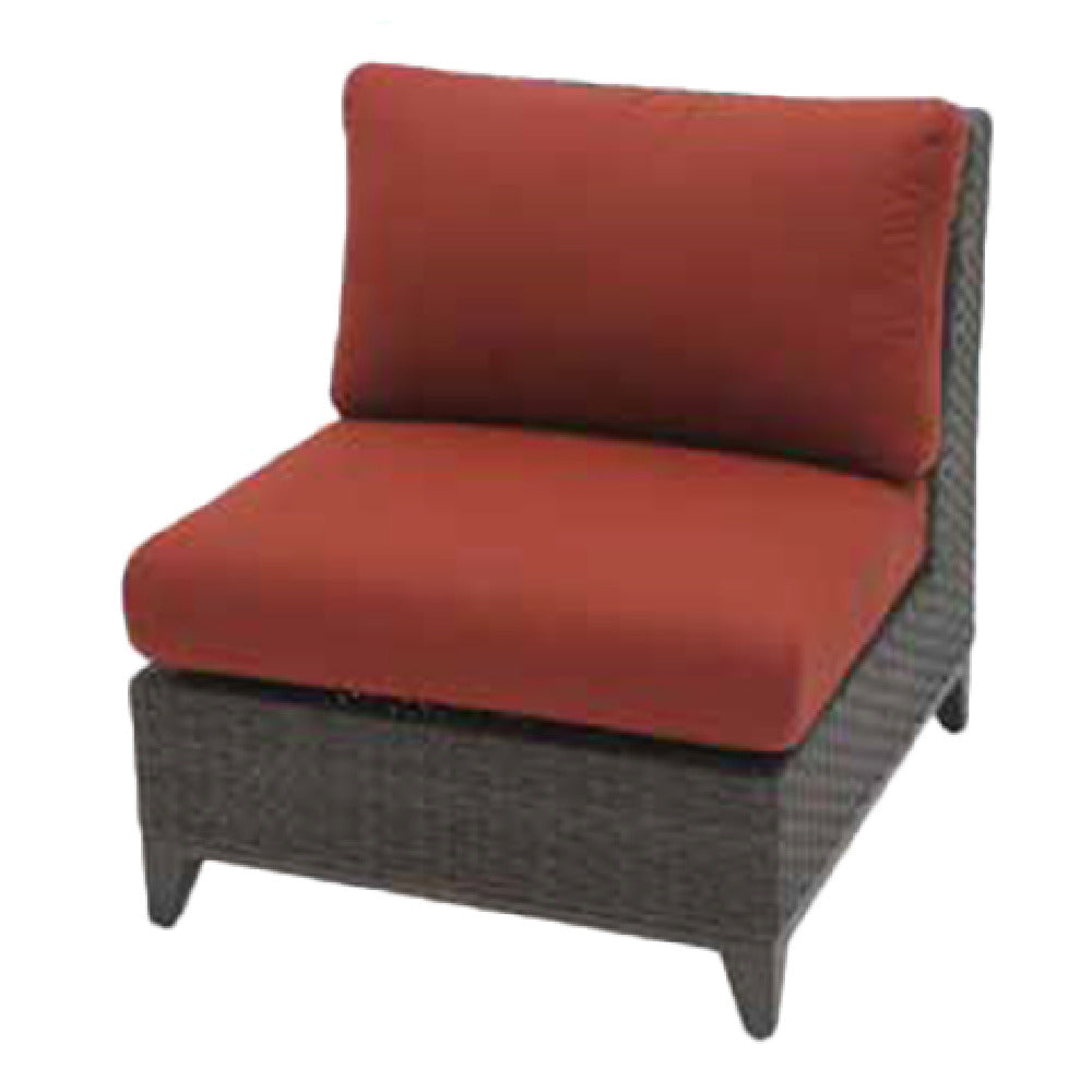 Plantation Prestige Commercial Furniture 8790200-025407 Savannah Middle Sofa Section Deep Seating With Sunbrella® Fabric Cushions