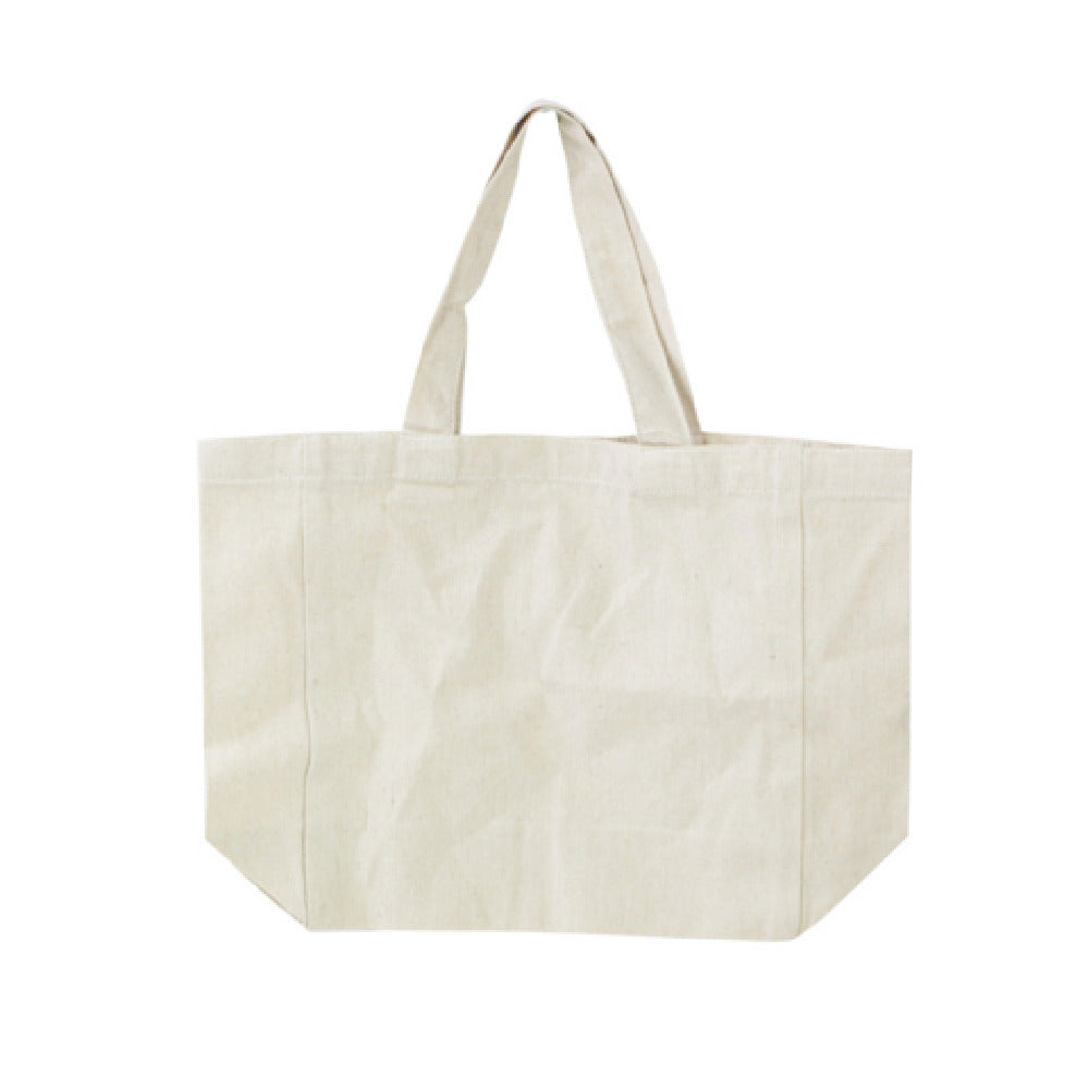 PacknWood 294COLUNCH2510 - Cotton Lunch Bag, 9.8"W X Gusset:3.9 X 9.8"H, (50 Pcs)